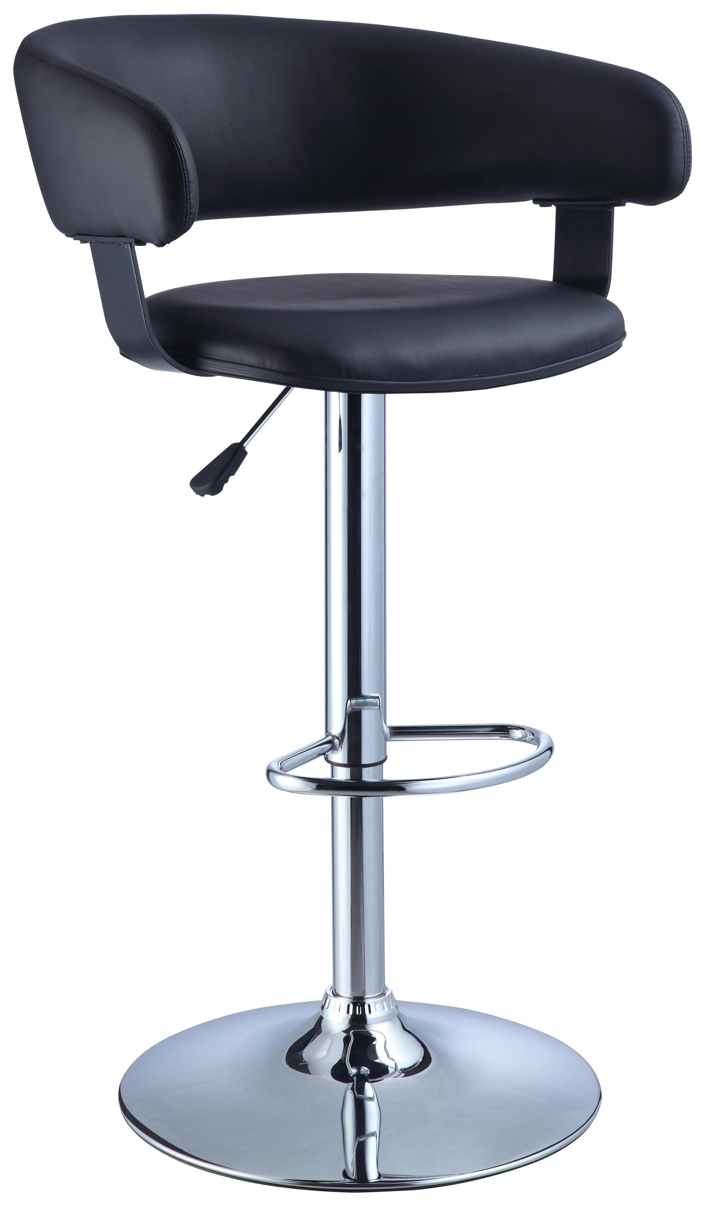 Leather stool with best sale back